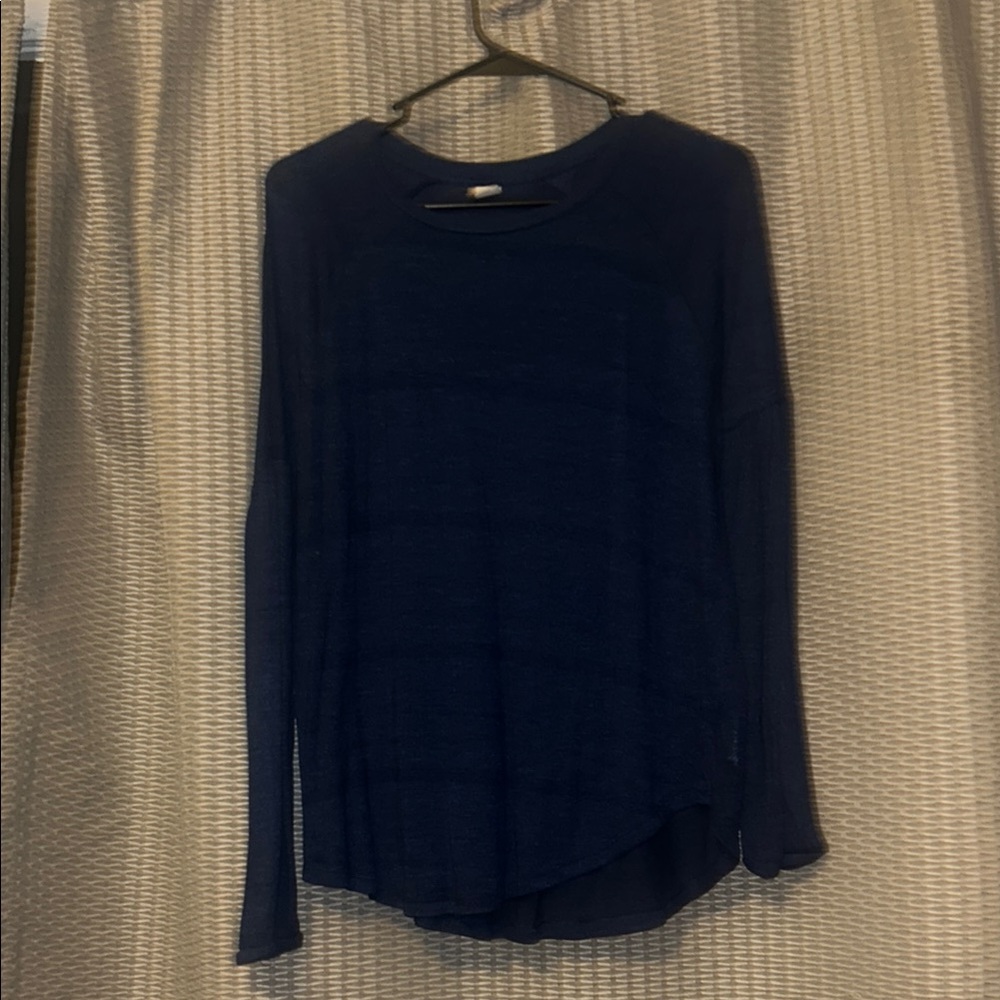 Old Navy Blue Long Sleeve T-Shirt